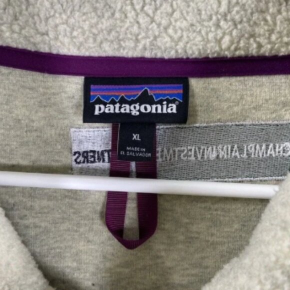 Patagonia Jacket men's XL Sherpa Fleece Full Zip Long Sleeve Pockets Polyester - Picture 5 of 16
